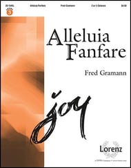 Alleluia Fanfare Handbell sheet music cover Thumbnail